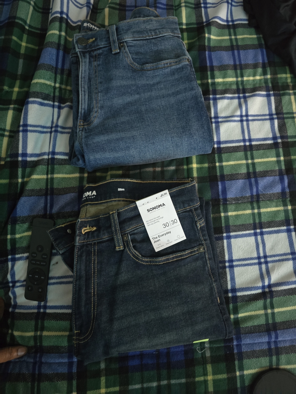 SONOMA Men's Blue Slim Jeans - Classic Slim Fit Two For $50